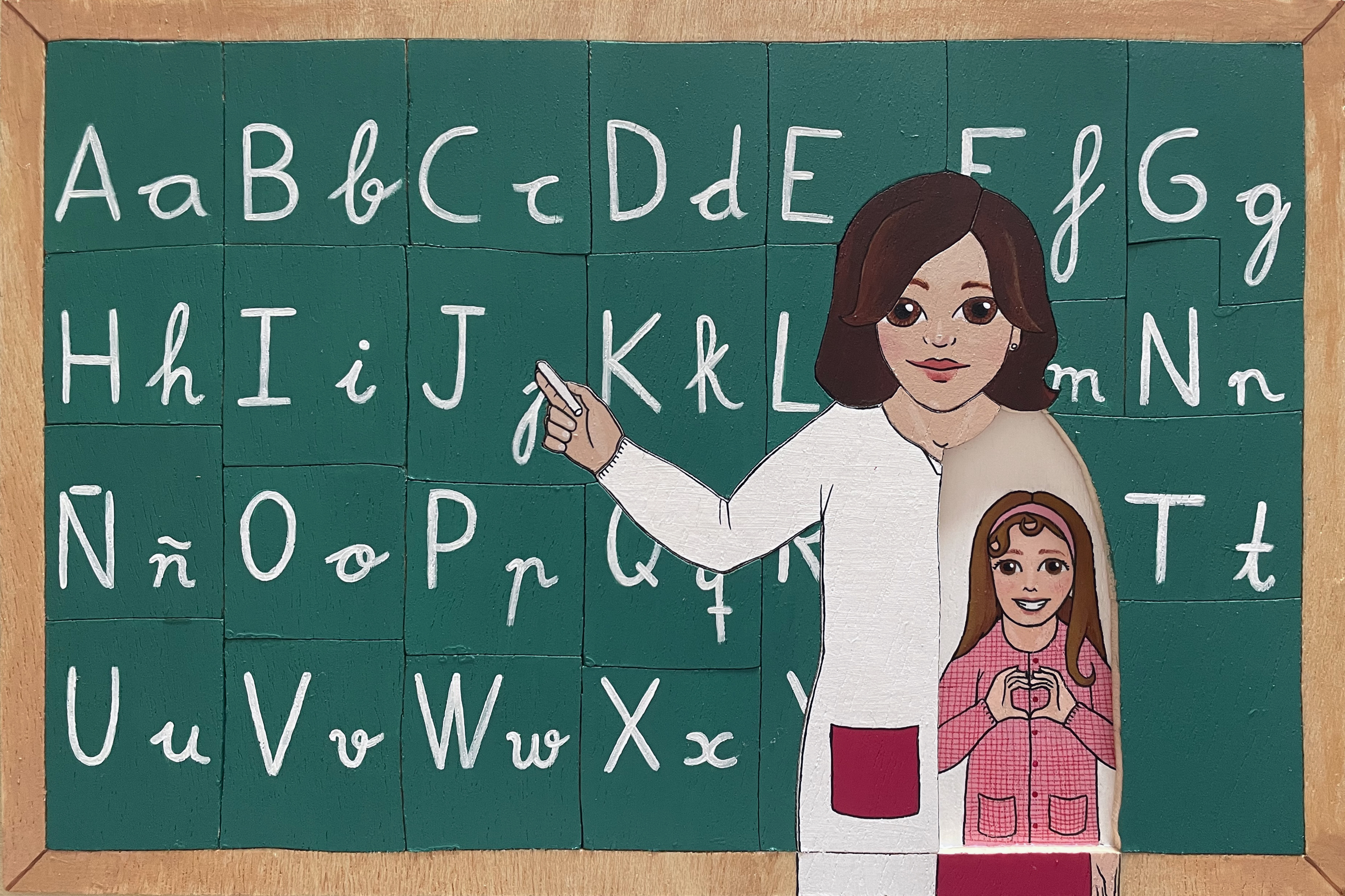 puzle regalo para profesora